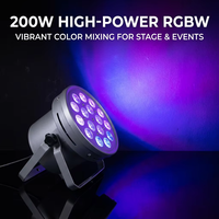 Projecteur LED YTSF-L5 200W pour scène automobile, équipement d'éclairage de scène LED de haute qualité, projecteurs PAR plats RGBW pour fêtes, clubs et scènes