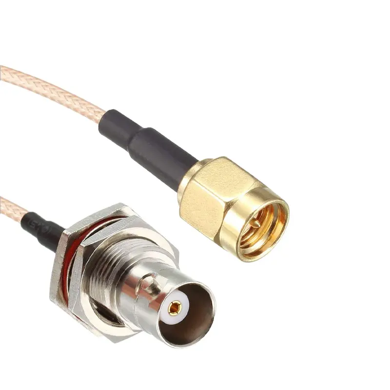 10 15 20 30 cm de longueur RF câble coaxial SMA mâle à femelle cloison BNC RG316 câble d'extension