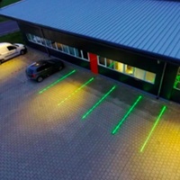 Projecteur laser virtuel automatique pour marquage au sol sur ponts roulants, poutres, passerelles, faisceau de ligne au sol rouge, bleu, vert