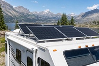 Support de montage solaire en aluminium Jiangsu Neovehicle 6005-T5, finition anodisée, anti-corrosion, installation facile