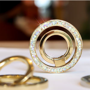 Support de téléphone portable en paillettes dorées - Product Image 5