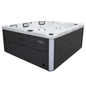 Spa Hot Tub Luxury Sitting Europe Hotel Backyard Pools Hydrotherapy Outdoor Massage Brown Modern