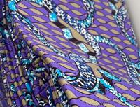 Kain Batik Ankara Katun 100% Super, Motif Kotak-Kotak Besar, Denim Berat Sedang, Tenun, untuk Anak Perempuan dan Laki-Laki