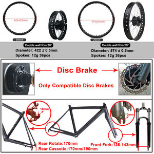 Chất lượng cao 20*4.0 nói động cơ trung tâm cho 48V 000W 750W 1000W 1500W Xe đạp điện chuyển đổi Bộ dụng cụ - Product Image 6