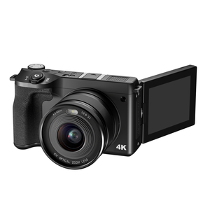 Caméscope numérique professionnel avec zoom optique 10x, 4K Ultra HD, 64MP, WiFi, écran tactile, pour photographie, vlogging, vidéo - Product Image 1