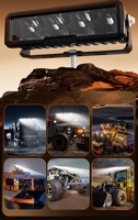 GPNE Barre lumineuse de travail à LED pour voiture Lampe de conduite pour bateau tout-terrain Tracteur Camion SUV Phare antibrouillard Accessoires de voiture