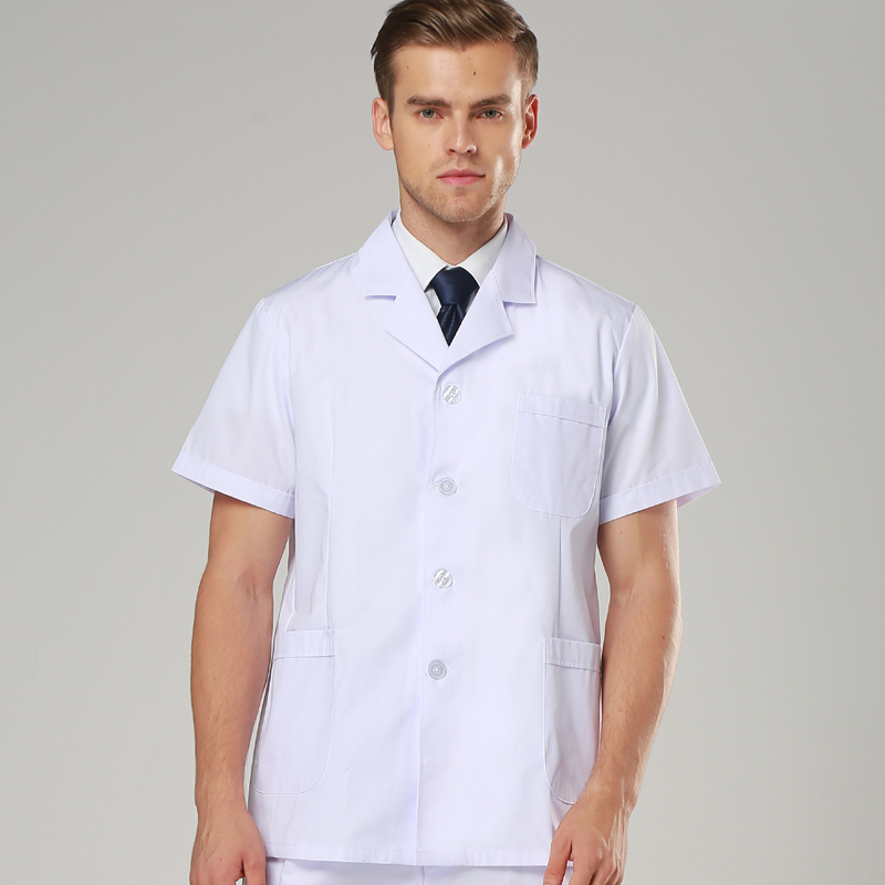 Men Short Sleeve White