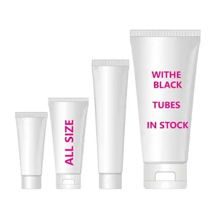 Plastic White Soft Aluminium Hose Packaging 3ml 20ml 30ml 50ml 100ml 120ml 150ml 200ml 300ml 350ml Empty Cosmetic Tube In Stock