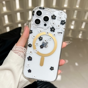 Haruhi Secret <span class=keywords><strong>Word</strong></span> Flower Magnet para iphone16ProMax funda para teléfono Apple 15 Laminable de doble cara 14 Stylish 13 - Product Image 6