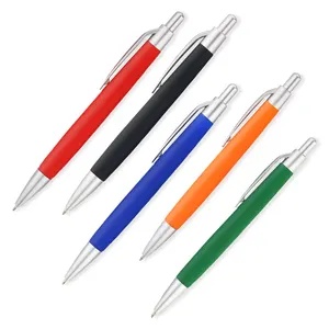 Plastic Pen With Custom Logo Business Gift Advertising Promotion Hotel Ballpoint Pen Brand Customizable Logo