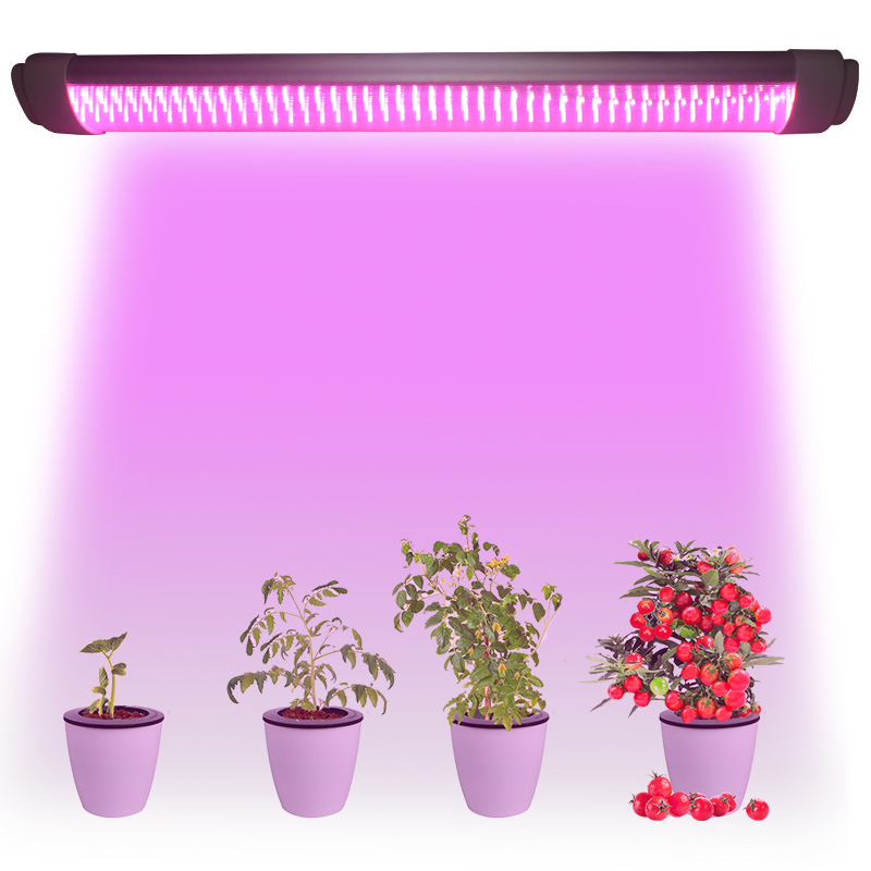 【美品】グロウライト LED 67cm x 56cm 400W 4FTピンクフルスペクトル36wt8チューブLEDグローライト屋内水耕栽培