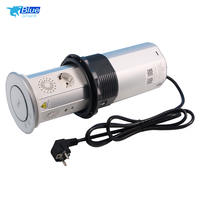 Prise de courant de bureau personnalisable Port USB de cuisine Chargeur sans fil avec prise multi-prises cachée Prise de table