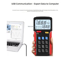 UNI-T UT315A Mesin Pengukur Getaran Portabel Presisi Tinggi Perlindungan IP55 Akurasi 0.1 Kesalahan Motor Industri