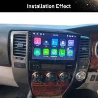 Autoradio multimédia Android 8 cœurs avec écran tactile WIFI de 9 pouces pour Toyota Hilux Surf 2002~2009 BT FM GPS Écran partagé