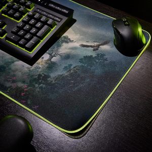 Tapis de jeu rectangulaire en caoutchouc antidérapant imperméable avec LED RGB personnalisable chauffant Power Idolz Hogwarts Legacy, chargeur sans fil 15W - Product Image 6
