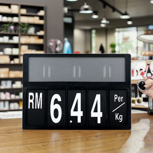 Porta espositore del cartellino del prezzo di frutta e verdura del supermercato - Product Image 1