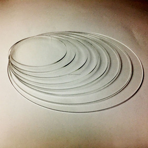 Buy Freestanding laser cut clear acrylic discs with Custom Designs ...