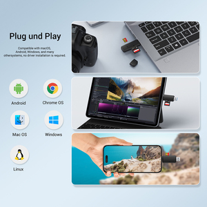 <span class=keywords><strong>Adaptateur</strong></span> <span class=keywords><strong>USB</strong></span>-C OTG de haute qualité avec lecteur de carte SD et compatible Micro SD avec lecteur de carte <span class=keywords><strong>USB</strong></span> 3.0 <span class=keywords><strong>USB</strong></span>-C pour téléphone et ordinateur - Product Image 5