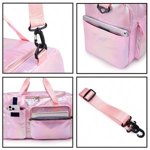 Bolsa de Gimnasio Deportiva con Bolsillo Impermeable, Bolsa de Viaje para Fin de Semana con Compartimento para Zapatos Impermeable y Orificio de Ventilación - Product Image 5