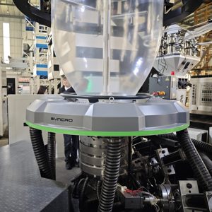 Machine de soufflage de <span class=keywords><strong>film</strong></span> 2026 1000-1600mm 55/65/55 avec système d'enroulement à fente centrale à co-extrusion automatique à trois couches ABC(IBC) - Product Image 3