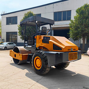 Mini rouleau compresseur vibrant fiable de 8 tonnes avec moteur Yanmar à entraînement hydraulique et pompe-Compacteur à haut rendement - Product Image 2