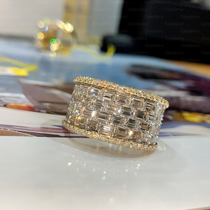 GEMLOVE Classic women <b>Ring</b> 18K Gold 4.96 Carat Lab-Grown Diamond <b>Ring</b> Exquisite Jewellery Anniversary Gift - Product Image 6