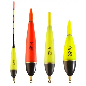 Palmer 5g 10g long vertical Smart Automatic Color Change Fish Bite Fishing bobber luminous float glow in the dark wholesale