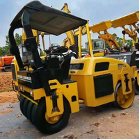 GZMA GZC204P Compacteur vibrant à double tambour de 3,8 tonnes, compresseur de sol hydraulique 26,5 kW 30 KN 0~12 km/h, faible coût d'entretien, 25 % de réduction sur les frais de route