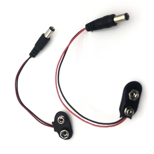 9V DC 배터리 전원 케이블 플러그 클립 배럴 잭 커넥터 <span class=keywords><strong>Arduino</strong></span> DIY I T 유형 - Product Image 6