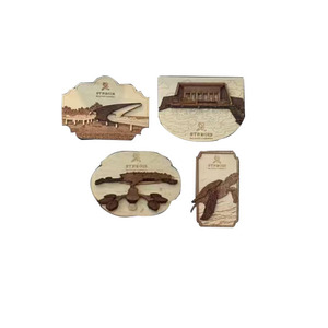 Biểu Tượng Tùy Chỉnh Maldives Sea View Phòng Cây Dừa Khắc Bằng Gỗ Lưu Niệm Tủ Lạnh Từ Ảnh Gỗ Tủ Lạnh Nam Châm Nhà Máy - Product Image 3