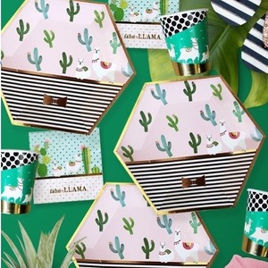 Décorations personnalisées en gros pour fête d'anniversaire d'enfant sur le thème de la crème glacée arc-en-ciel, fournitures pour événements, ensemble de vaisselle - Product Image 4