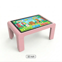Table de jeu interactive pour enfants, étanche, tactile intelligente, personnalisable, avec fonction de levage/abaissement, tube LED pour la maison et les écoles - 32/43/55 pouces