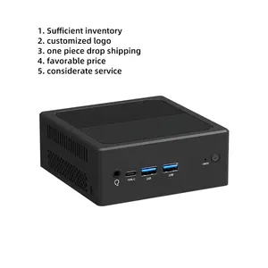 YCTipc In-tel Alder Lake N95 N100 Win11 Mini PC1G Dual lan 2HDMI 8Gb DDR5 Nvme Li-nux MiniPCデスクトップ