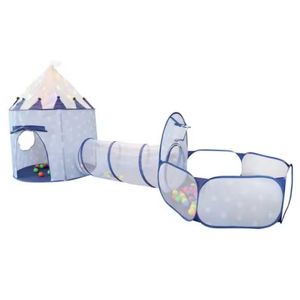 Parque infantil portátil 3 en 1 para niños, tienda grande para niños, PISCINA DE BOLAS, pozo de bolas con túnel - Product Image 2