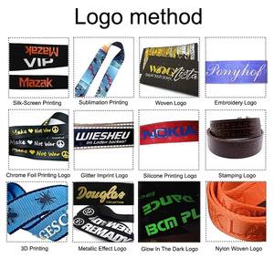 Tali Lanyard Poliester yang Dapat Disesuaikan dengan Pengait, Tali Personal dengan Logo - Product Image 5