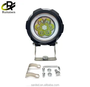 Universal 30W Motorrad LED Scheinwerfer weiß ATV Scooter Fahren für Cafe Racer Light Zusatz scheinwerfer Lampe