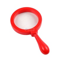 Educational Kids Reading Jumbo Handheld Magnifier 90mm Lens Diameter Plastic Magnifying Glass Stand No Light Learning Resource