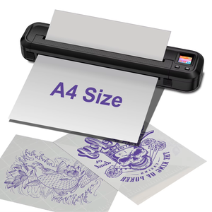 Impresora <span class=keywords><strong>de</strong></span> Tatuajes sin Tinta Kissure MHT500 con Pantalla Digital, Máquina <span class=keywords><strong>de</strong></span> Patrones Térmicos, Imagen Sombreada Imprimible, Impresora Inalámbrica Bluetooth - Product Image 2