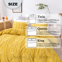 Ensemble de housse de couette élégante à découpes et rayures en jacquard ondulé - Style minimaliste moderne ultra-doux - 100% polyester certifié OEKO-TEX