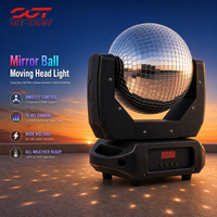 Projecteur à tête mobile avec boule miroir réfléchissante AC100-240V DMX512 CH7 Auto Run Master Slave 7 canaux 50/60Hz pour studio