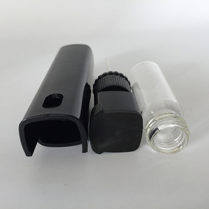 Hot bán nhựa 10 ml hình chữ nhật nước hoa chai container, du lịch nước hoa phun phun, nhựa trường hợp với thủy tinh bên trong chai - Product Image 5