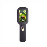 Double Lens HD Magnifier Microscope Outdoor Handheld Photographic Video Reading Antique Silver Identification Customizable Model