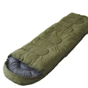 Algodón grueso viaje escalada camping táctico solo saco de dormir invierno tactiucal Gear