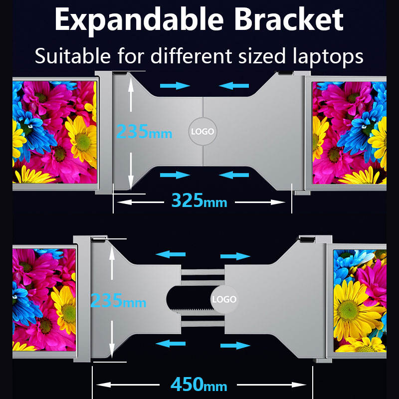 Supporto Per Monitor In Bambù - Rialzo Schermo Con 7 Scomparti, Organizer Scrivania 60x30cm - Foto 12