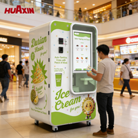 Máquina para Hacer Helados de Alta Resistencia, Gran Capacidad (>10L), Cumple con ADA, Habilitada para SDK, Pago con Monedas y Código QR, Uso Minorista, Certificación FCM