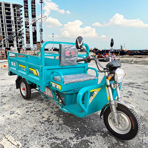 Tricycle électrique de fret à trois portes à haute performance, 70 km d'autonomie, carrosserie ouverte, charge utile lourde de plus de 400 kg, >1000 W, conçu pour un fonctionnement fluide et efficace - Product Image 3