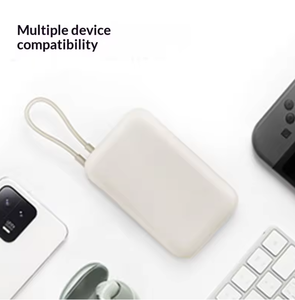 Original mi Pocket Built-in <b>Cable</b> Power Bank 10000mAh 22.5W PD Fast Charging Portable <b>Charger</b> - Product Image 4
