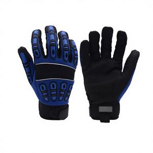 Gants de sécurité XL pour mécaniciens, conducteurs, travail, en nitrile, latex, cuir, résistants aux chocs, pour travaux en hauteur, pétrole, gaz, soudage, ignifuges, anti-coupures, en peau de chèvre, alpins - Product Image 1