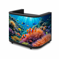 Écran LED JIACAI P2.5 P3.91 pour cabine DJ, écran incurvé en arc, location, 3840Hz, IP65, roulettes, scène, boîte de nuit, bar, concert, événement