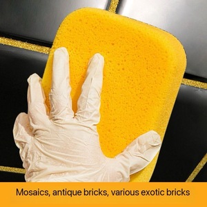 Mật độ cao epoxy màu cát vữa xốp thấm gạch đường may & sàn Làm Sạch Cọ Rửa miếng đệm - Product Image 2